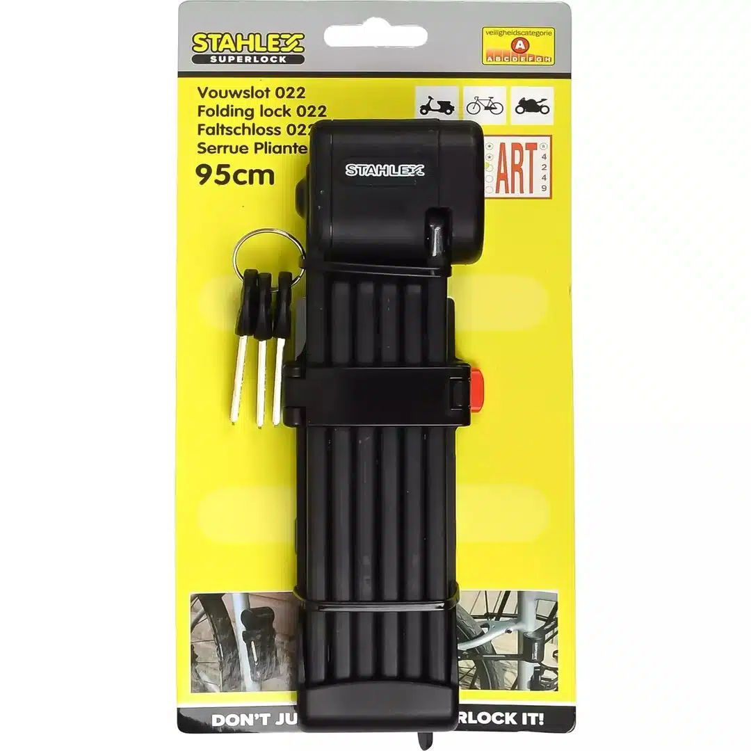 vouwslot 95cm - slot met houder - vouwbare slot art - stahlex - Afbeelding 6